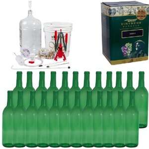   Wine Package Equipment Kit w/ Double Lever Corker   White Zinfandel