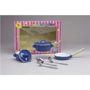    Just for Chef Pretend Play Enamel Cooking Set Toys & Games