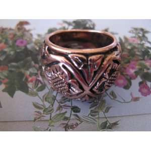  Solid Copper Ring CR2032 Size 7 