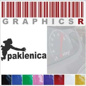   Graphic   Rock Climber Paklenica Guide Crag A857   Red Automotive