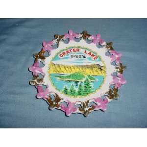  Crater Lake Oregon Souvenir Plate 