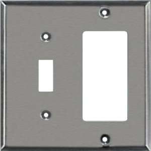 Creative Accents Pewter Tone Steel Wall Plate