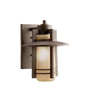 Kichler 9058AGZ Creston 1 Light Outdoor Wall Light in Aged Bronze with 