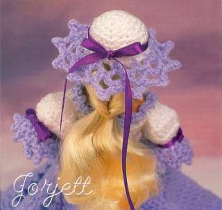Cotillion Hoop Gown, crochet patterns fit Barbie  