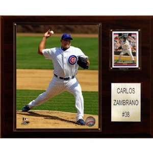  MLB Carlos Zambrano Chicago Cubs Player Plaque: Home 