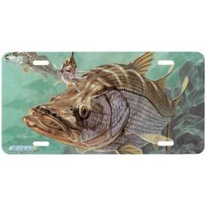 5052 Snook and Croakers Snook License Plate Car Auto Novelty Front 