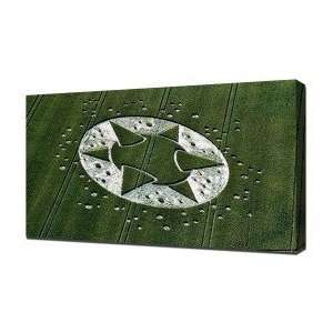 Crop Circle 4   Canvas Art   Framed Size 12x16   Ready To Hang