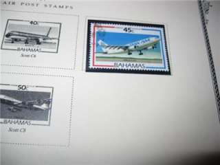 Scott Specialty Bahamas Stamp Album & Stamps  