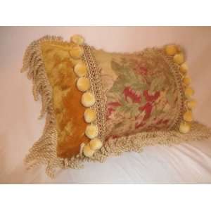  Amber Vintage Velvet Pillow by Thepillowgallery Made in 