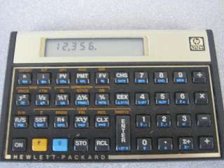 Hewlett Packard HP 12C Vintage RPN Calculator HP12C  