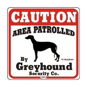  Area Patrolled by Greyhound Sign Patio, Lawn & Garden