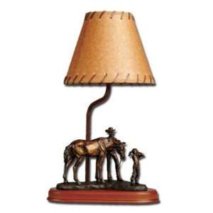  HORSE ranch TABLE LAMP desk accent WESTERN decor