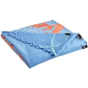  DII Printed Coral Reef 50 by 60 Inch Fleece Throw