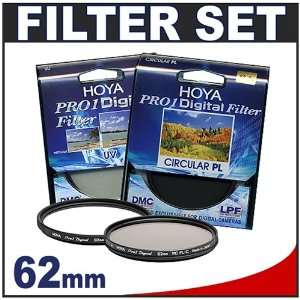 : Hoya Pro1 Digital 62mm TWO Multi Coated Glass Filters Kit with Hoya 