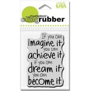  Cling Imagine It   Rubber Stamps Arts, Crafts & Sewing