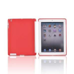  Red TPU Hard Silicone Case Cover For Apple iPad 2 New iPad 