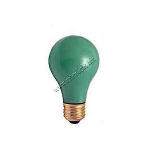  60A/G 60W GREEN A19 120/130V E26 Bulbrite Damar Light Bulb 