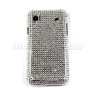 RHINESTONE LEATHER CASE COVER FOR SAMSUNG WAVE S8500 11  