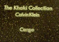 Calvin Klein Khaki Brown Raisin Cargo Salad Plate EUC  