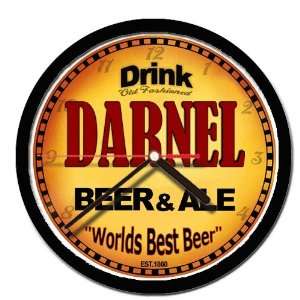  DARNEL beer ale wall clock 
