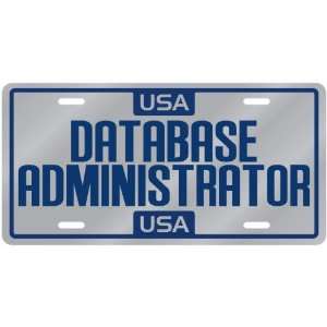  New  Usa Database Administrator  License Plate 