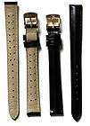 Rubber Watch Band, Deployment Clasp with Safety, 20mm Black items in 
