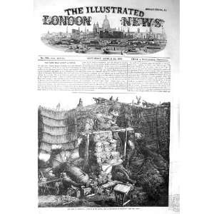    1856 SIEGE SEBASTOPOL SCENE INTERIOR REDAN FINE ART