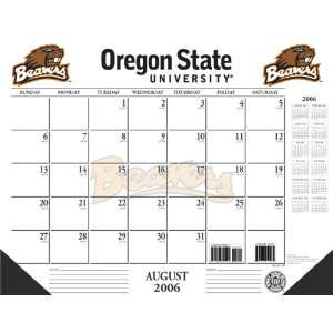  Oregon State Beavers NCAA 2006 2007 Academic/School Desk Calendar 