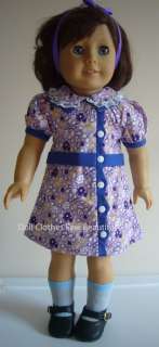 DOLL CLOTHES Fits American Girl Ruthie Meet Dress Set!!  