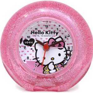  Sarnio Hello Kitty Table Alarm Clock  Sparkle Pink Pearl 
