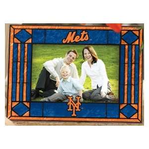  New York Mets Art Glass Picture Frame