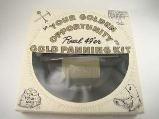 Colorado Real 49er Gold Panning Kit Miner Paydirt Pan  