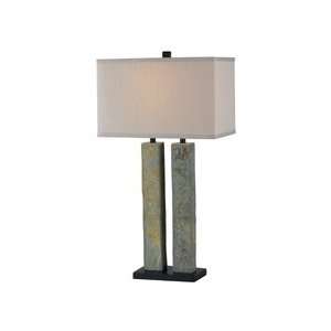   Kenroy Home 21039SL Barre Table Lamp , Natural Slate: Home Improvement