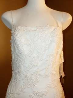 NWT Monique Luo Davids Bridal Cathedral Train Wedding Dress Sparkly 
