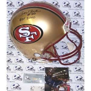  Jerry Rice Hand Signed San Francisco 49ers Throwback 