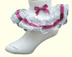 Girls Pageant Dress Ruffled Socks Ready to Glitz  