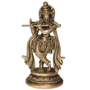  Hindu God Krishna Brass Statues