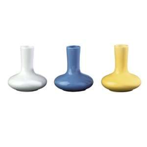  Andrea By Sadek 3.5h Yellow Blue White Vase 3 Assorted 
