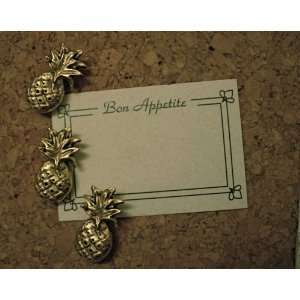  *FREE SHIPPING*Decorative Pineapple Push Pins   Antique 