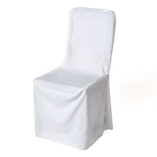 Square Top Banquet Chair Cover Wedding Tradeshow Kitchen Shower 