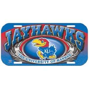   NCAA Kansas Jayhawks High Definition License Plate