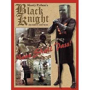  TV Movie Monty Python Tin Sign Black Knight Security