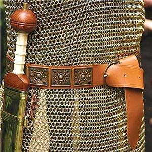 ROMAN SOLDIER Warrior Leather BELT SWORD HOLDER 2 1/8  