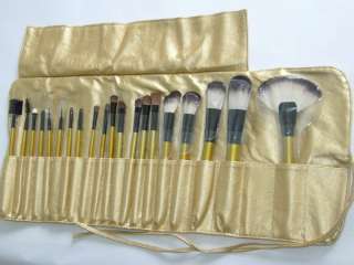 NEW 20pcs GOAT Makeup Brushes Set Gold color B60  