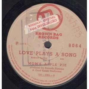  LOVE PLAYS A SONG 7 INCH (7 VINYL 45) BRAZILLIAN BROWN 
