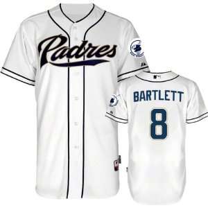  Jason Bartlett Jersey: Adult Majestic Home White Authentic 
