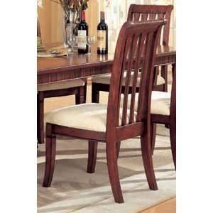  Barrington Dining Slat Back Side Chair with Fabric Seat in 