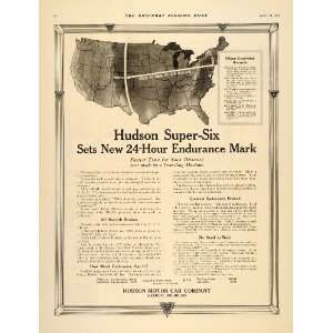   Ad Hudson Motor Denver Super Six Automobile Car   Original Print Ad