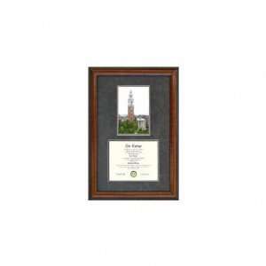  Vermont Catamounts Suede Mat Diploma Frame with Lithograph 