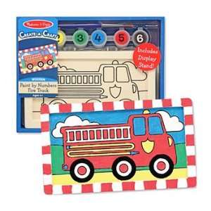  Paint By Numbers Fire Truck Toys & Games